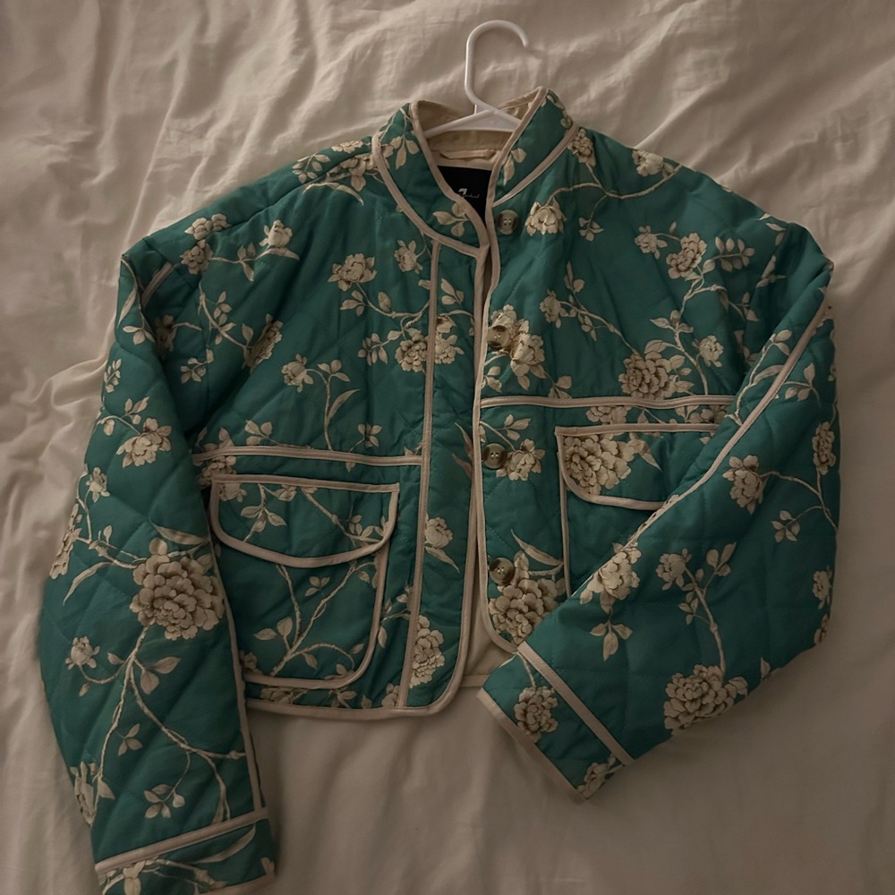 Floral Embroidered Women's Jacket
